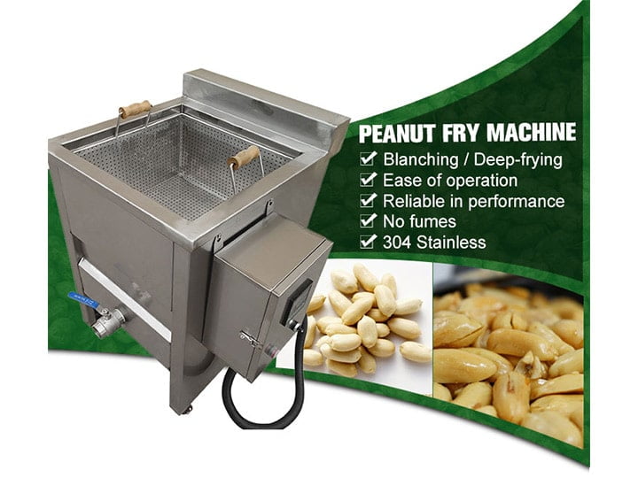 Peanut frying machine