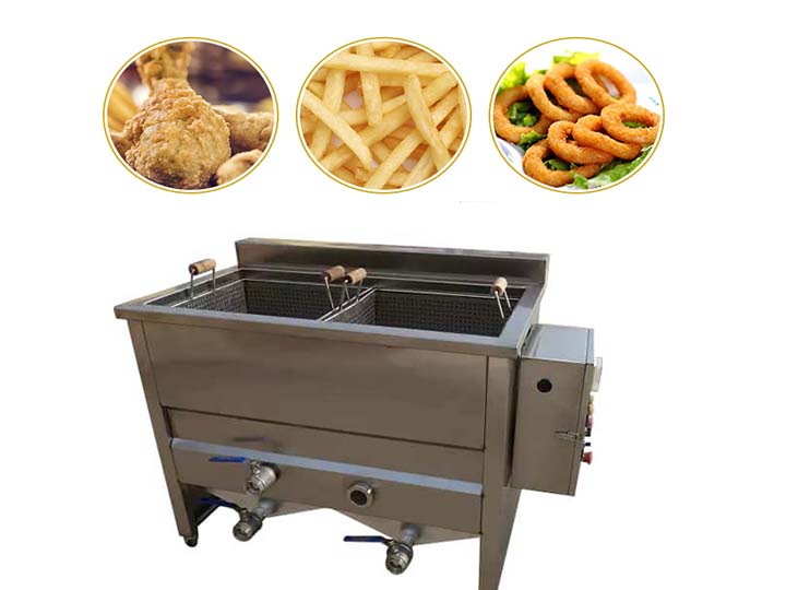 Snack food frying machine