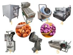 Coated peanut processing line for sale